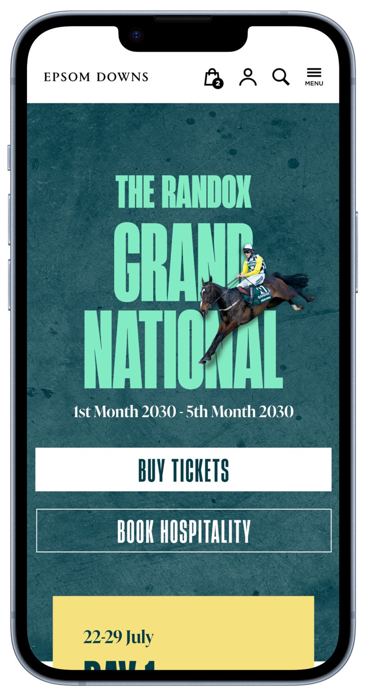 The Jockey Club Festival Hub Mobile